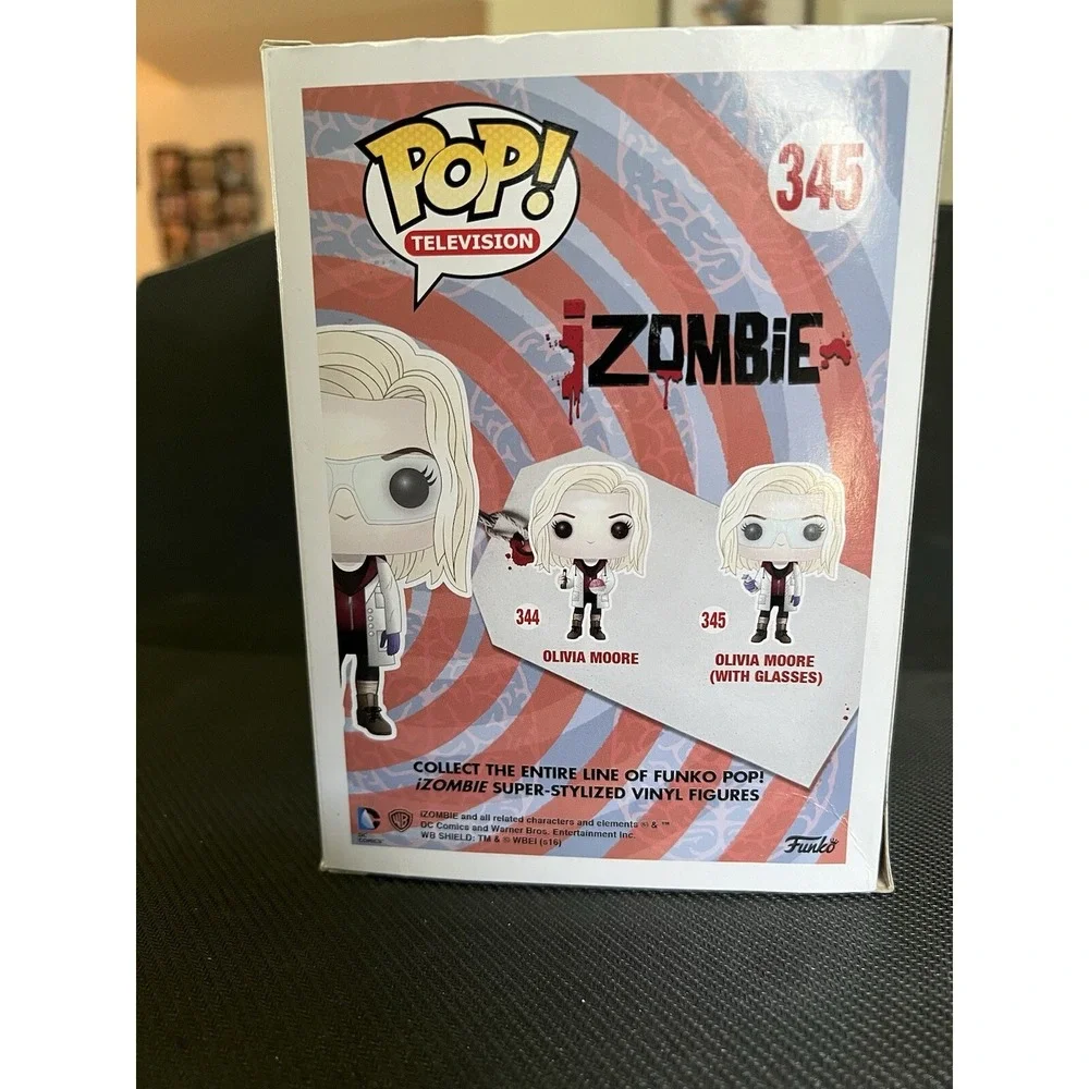 Funko Pop! TV iZombie Olivia Moore #345 Vinyl Figure Glasses Collectible  Bobble